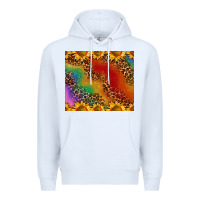 White pride sunflower  rainbow leopard Premium Hoodie - AdoDesignShop