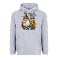 Heather Grey pumpkin spice junkie Heavyweight Hoodie - RanaPortraitStore