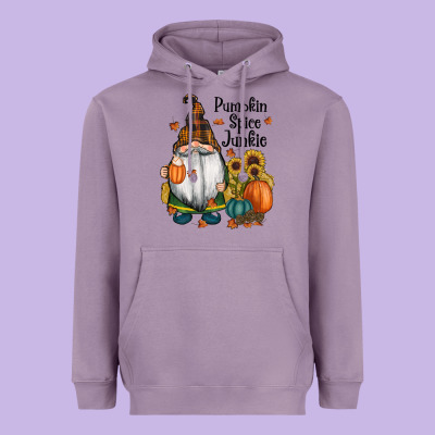Pumpkin Spice Junkie Heavyweight Hoodie Designed By Ranaportraitstore