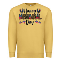 Antique Gold happy memorial day Premium Sweatshirt - CowhideDigitalArt