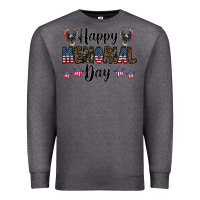 Charcoal Heather happy memorial day Premium Sweatshirt - CowhideDigitalArt