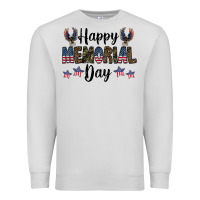 Dove Grey happy memorial day Premium Sweatshirt - CowhideDigitalArt