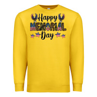 Lemon happy memorial day Premium Sweatshirt - CowhideDigitalArt