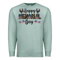 Seafoam happy memorial day Premium Sweatshirt - CowhideDigitalArt