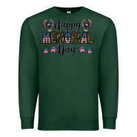 Sports Green happy memorial day Premium Sweatshirt - CowhideDigitalArt