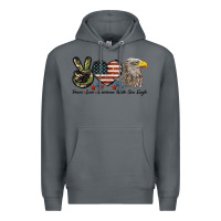Rock Peace Love American White Sea Eagle Premium Hoodie - LillyAllenDesigns