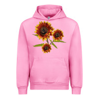 Fuchsia Pink ring o fine sunflower Urban Hoodie - LillyAllenDesigns