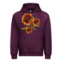 Mauve Wine ring o fine sunflower Urban Hoodie - LillyAllenDesigns