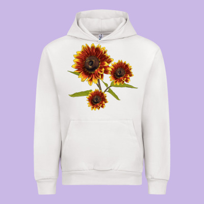 Ring O Fine Sunflower Urban Hoodie Designed By Lillyallendesigns