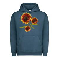 Pigment Midnight Navy ring o fine sunflower Urban Hoodie - LillyAllenDesigns