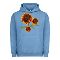 Pigment Pebble Blue ring o fine sunflower Urban Hoodie - LillyAllenDesigns