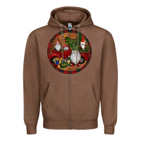 Chestnut Gnome Truck Christmas Zipper Hoodie - RanaPortraitStore