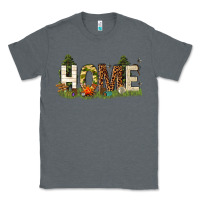Charcoal Heather home camping Classic Tee - texasbilliewilder