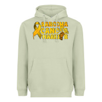 Matcha Sarcoma Cancer Warrior Heavyweight Hoodie - texasbilliewilder