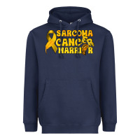 Navy Sarcoma Cancer Warrior Heavyweight Hoodie - texasbilliewilder