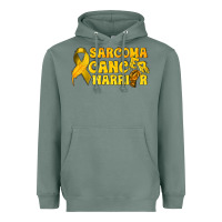 Sage Sarcoma Cancer Warrior Heavyweight Hoodie - texasbilliewilder