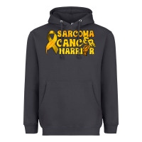 Smoke Sarcoma Cancer Warrior Heavyweight Hoodie - texasbilliewilder