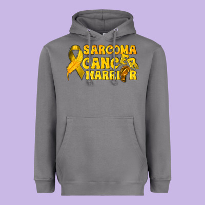 Sarcoma Cancer Warrior Heavyweight Hoodie Designed By Texasbilliewilder