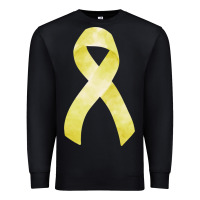 Black sarcoma or bone cancer ribbon Premium Sweatshirt - FaDigitalArtStudio