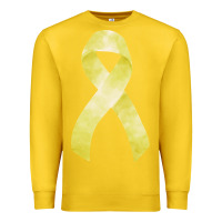 Lemon sarcoma or bone cancer ribbon Premium Sweatshirt - FaDigitalArtStudio