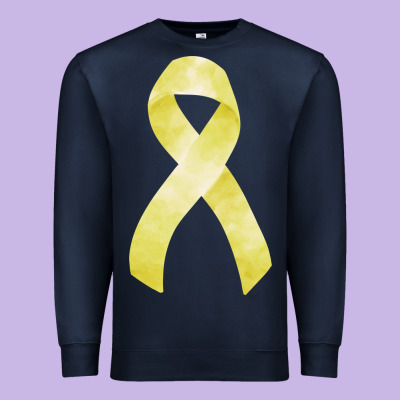 Sarcoma Or Bone Cancer Ribbon Premium Sweatshirt Designed By Fadigitalartstudio