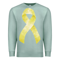 Seafoam sarcoma or bone cancer ribbon Premium Sweatshirt - FaDigitalArtStudio