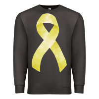 Smoke sarcoma or bone cancer ribbon Premium Sweatshirt - FaDigitalArtStudio