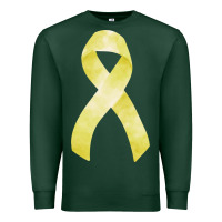 Sports Green sarcoma or bone cancer ribbon Premium Sweatshirt - FaDigitalArtStudio
