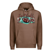Chestnut football mom Premium Hoodie - BarkalooDesign