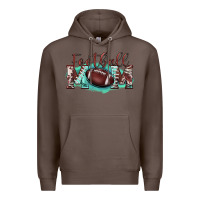 Coffee football mom Premium Hoodie - BarkalooDesign