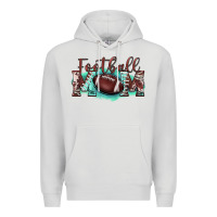 Dove Grey football mom Premium Hoodie - BarkalooDesign