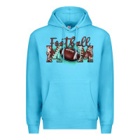 Ocean Blue football mom Premium Hoodie - BarkalooDesign