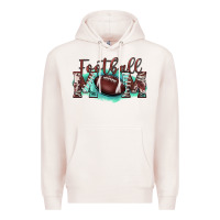 Pale Pink football mom Premium Hoodie - BarkalooDesign