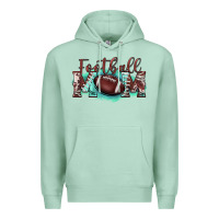 Seafoam football mom Premium Hoodie - BarkalooDesign