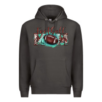 Smoke football mom Premium Hoodie - BarkalooDesign