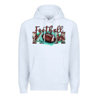 White football mom Premium Hoodie - BarkalooDesign