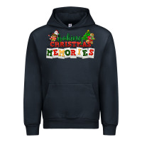 Navy Baking Christmas memories Urban Hoodie - NancyCooperArtShop