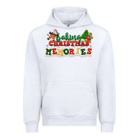 White Baking Christmas memories Urban Hoodie - NancyCooperArtShop