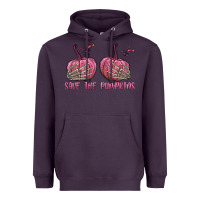 Plum Save The Pumpkins Heavyweight Hoodie - texasbilliewilder
