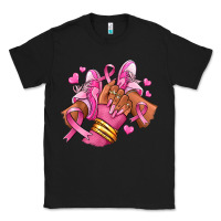 Black Breast Cancer afro girl sneakers Classic Tee - RanaPortraitStore
