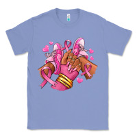 Colony Blue Breast Cancer afro girl sneakers Classic Tee - RanaPortraitStore