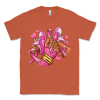 Copper Breast Cancer afro girl sneakers Classic Tee - RanaPortraitStore