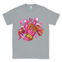 Heather Grey Breast Cancer afro girl sneakers Classic Tee - RanaPortraitStore