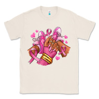Natural Breast Cancer afro girl sneakers Classic Tee - RanaPortraitStore
