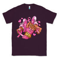 Plum Breast Cancer afro girl sneakers Classic Tee - RanaPortraitStore