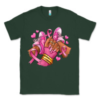 Sports Green Breast Cancer afro girl sneakers Classic Tee - RanaPortraitStore