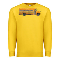 Lemon school bus Premium Sweatshirt - FaDigitalArtStudio