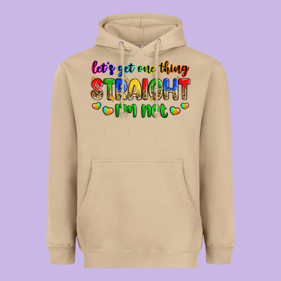Let's Get One Thing Straight I'm Not Heavyweight Hoodie Designed By Zillion Design Studio