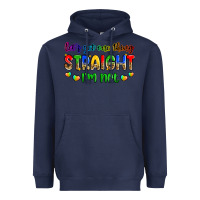 Navy let's get one thing straight i'm not Heavyweight Hoodie - Zillion Design Studio