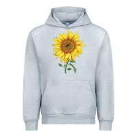 Heather Grey bambino sunflower Urban Hoodie - LillyAllenDesigns